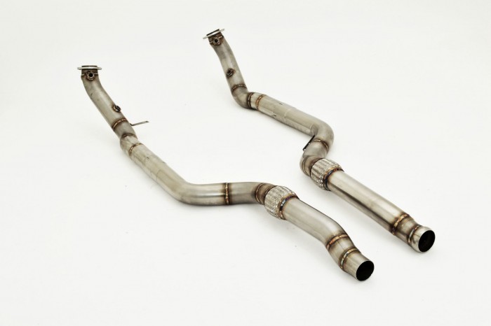 Friedrich Motorsport 2x 76mm Downpipe-Unterteil