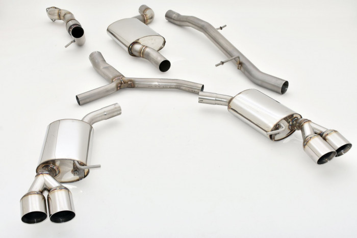 76mm Duplex-Anlage Audi A5 B9 (F5/B8) Coupe und Cabrio Quattro