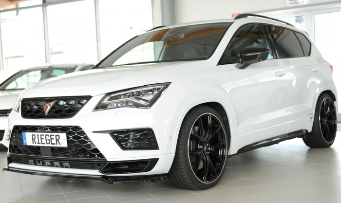 Rieger Spoilerschwert sw glänzend für Seat Cupra Ateca (5FP) ab 09/2018-